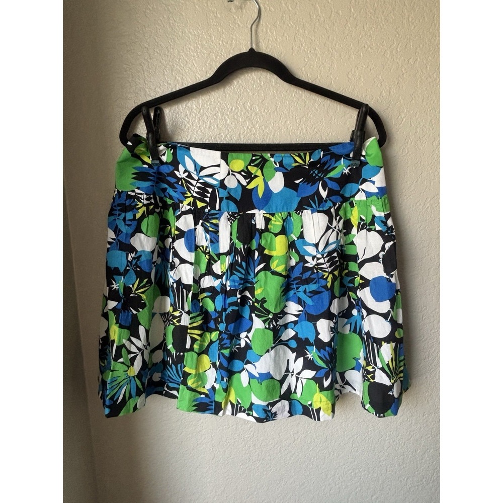 NWT KENNETH COLE TROPICAL FLORAL PRINT SKIRT MED 10 M - Picture 4 of 8